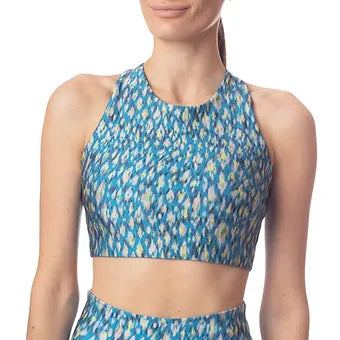 Emily Hsu - Surya Crop Turquoise