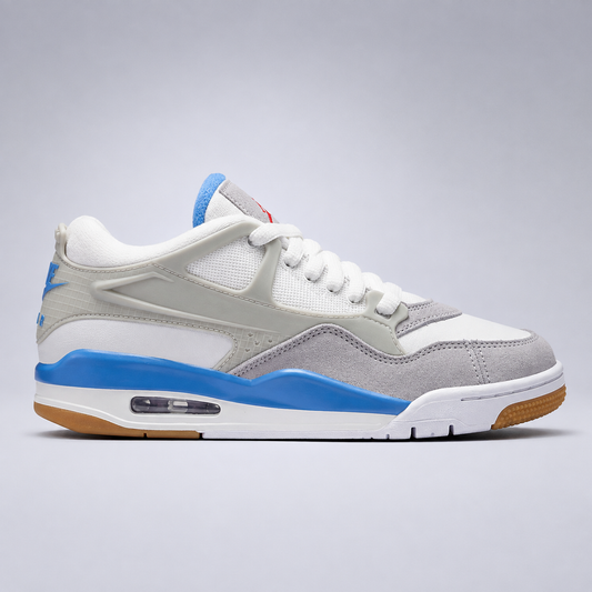 Air Jordan 4 RM 'White/Neutral Grey-University Blue'