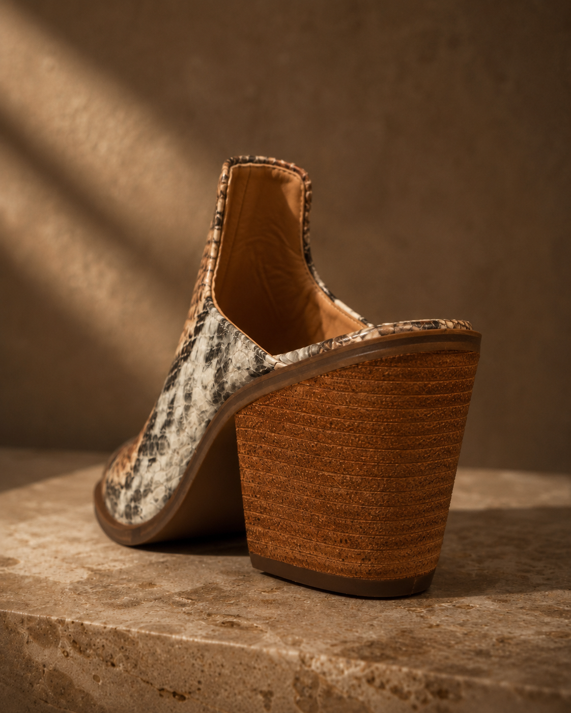 Chinese Laundry Springfield 'Python' Heeled Mule