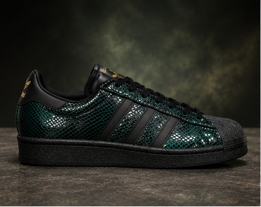 adidas Originals Superstar II Women's – Collegiate Green / Core Black / Gold Metallic