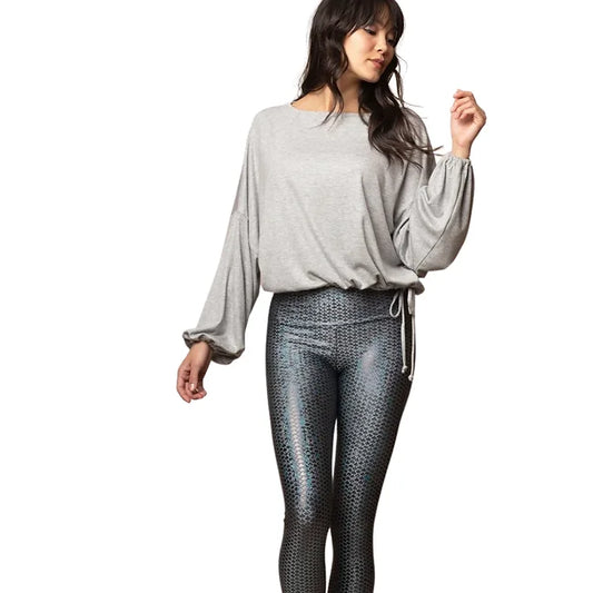 Emily Hsu Cassidy Ribbed Knit Top