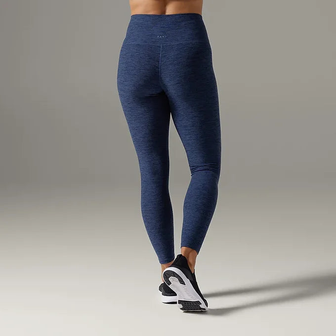 Leggings Tavi de talle alto 7/8 - Azul jaspeado