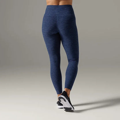 Leggings Tavi de talle alto 7/8 - Azul jaspeado
