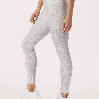 Glyder Sultry Legging Print: White Snake