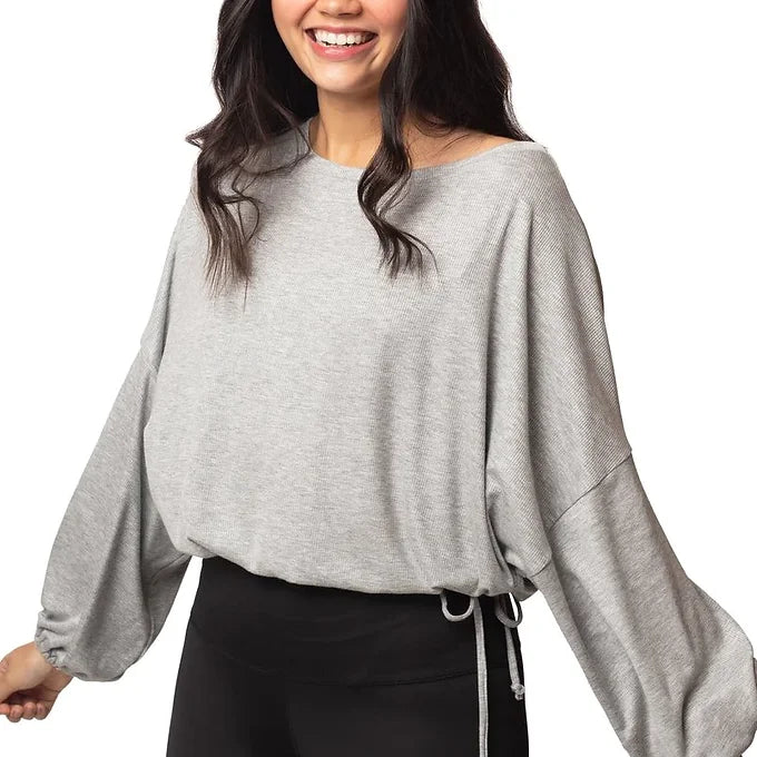 Haut en tricot côtelé Emily Hsu Cassidy