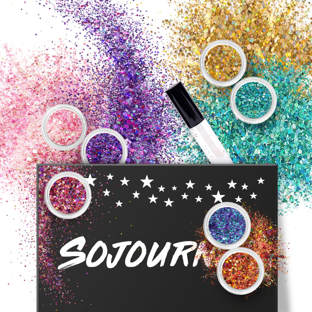 16 pack + 1 Cosmetic Holographic Body Glitter