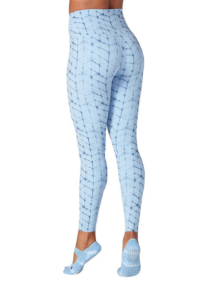 Tavi High Waisted 7/8 Legging - Wave Chevron