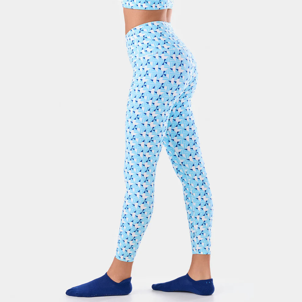 Legging TaviSculpt® taille haute 7/8 - Voile géométrique