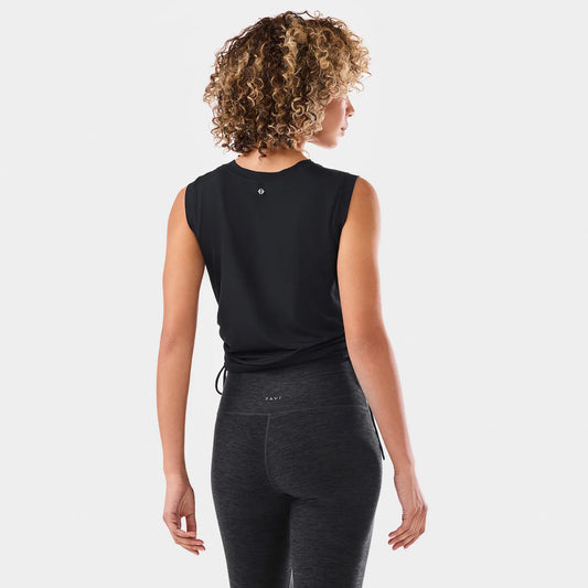 TaviLuxe® Crop Side Tie Tank