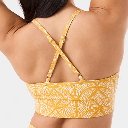 TaviSculpt® Boost Bra - Apricot Batik