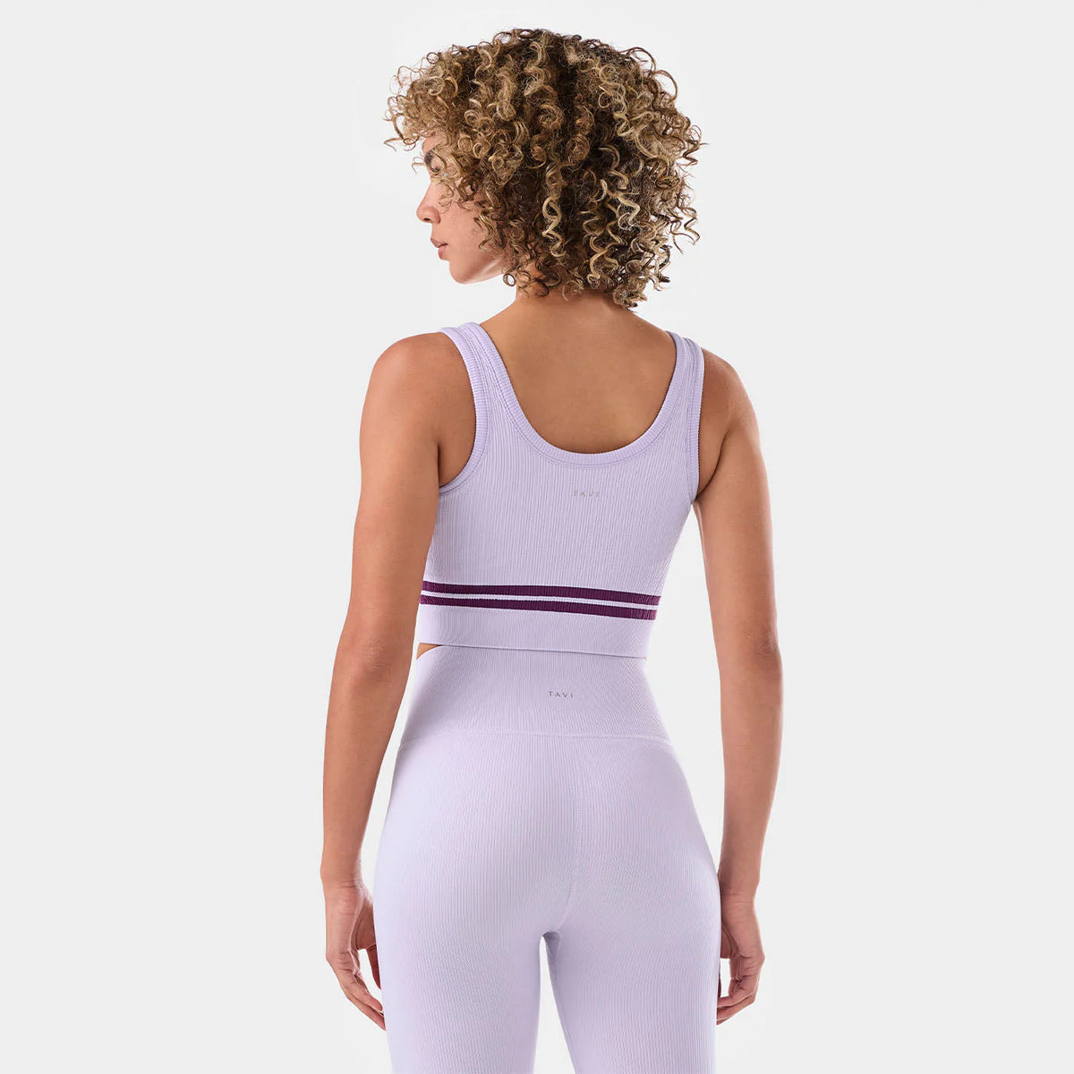 Soutien-gorge côtelé Tavi Seamless Vibe - Lavande