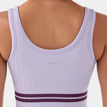 Soutien-gorge côtelé Tavi Seamless Vibe - Lavande