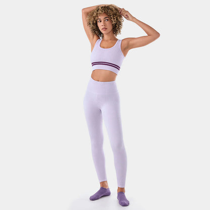 Soutien-gorge côtelé Tavi Seamless Vibe - Lavande