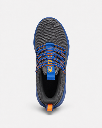 adidas Lite Racer Adapt 7.0 Slip-On Sneakers — Grey Six / Royal Blue