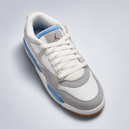 Air Jordan 4 RM 'White/Neutral Grey-University Blue'