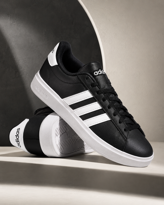 adidas Grand Court 2.0 – Core Black / Cloud White