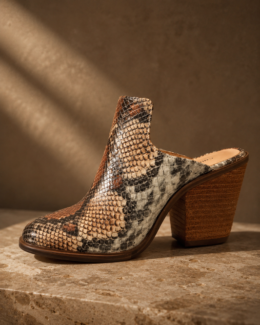 Chinese Laundry Springfield 'Python' Heeled Mule