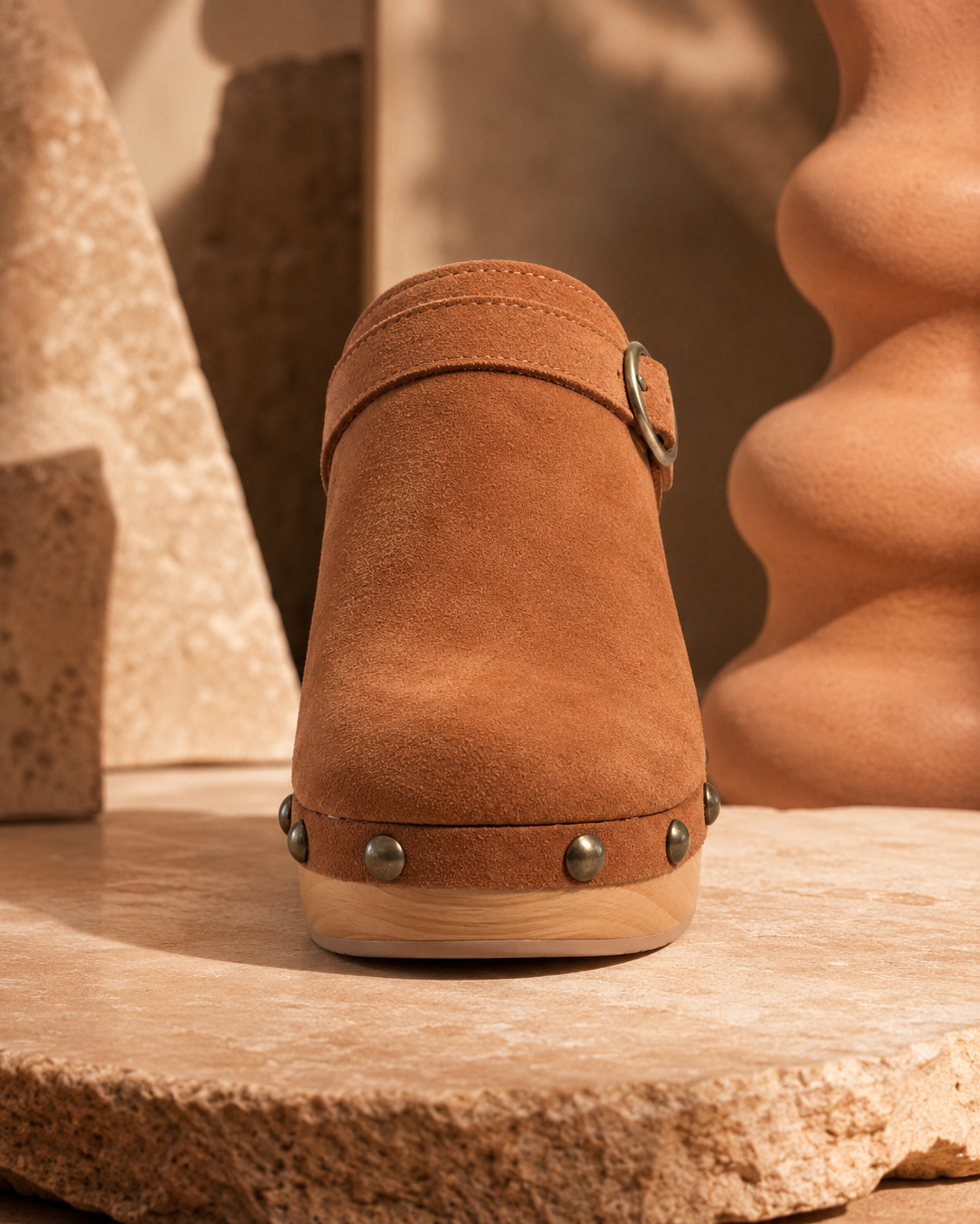 Chinese Laundry Cindy 'Split Suede' Studded Clog