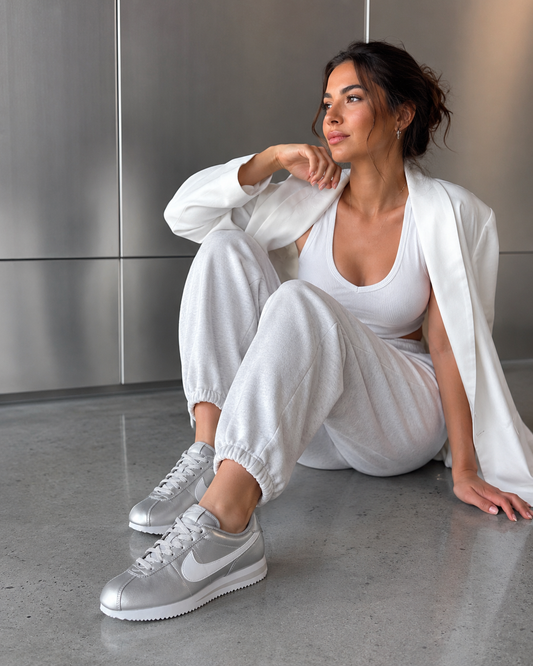 Nike Cortez 'Metallic Silver' Retro Lifestyle Sneaker