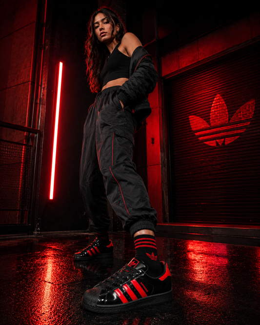 adidas Originals Superstar II 'Black Patent & Pink'