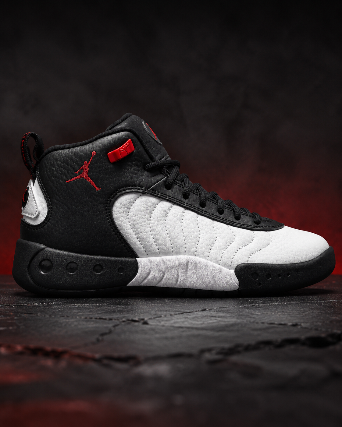 Jordan Jumpman Pro GS 'Black University Red'