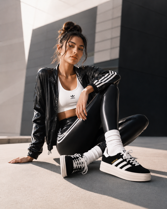 adidas Originals Gazelle Bold W 'Core Black & White'