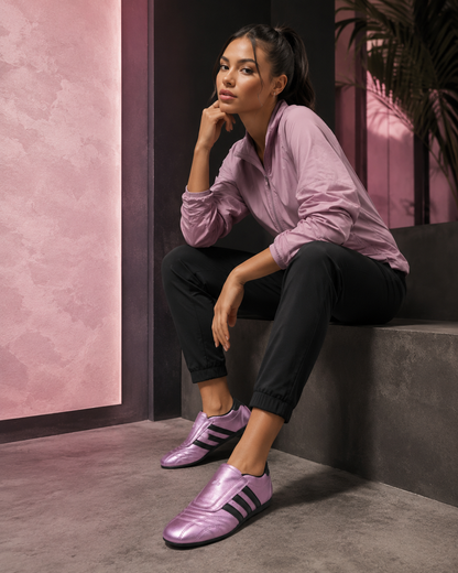 adidas Taekwondo Women’s Sneakers – Metallic Bliss Lilac & Black