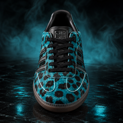 adidas Samba OG Women’s Sneakers – Semi Screaming Green Leopard