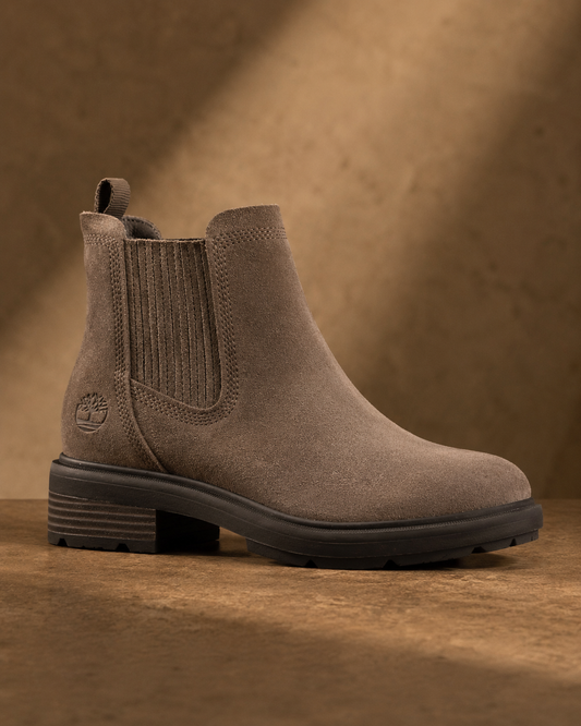 Timberland Brimfield Mid Chelsea Boots – Medium Brown Suede