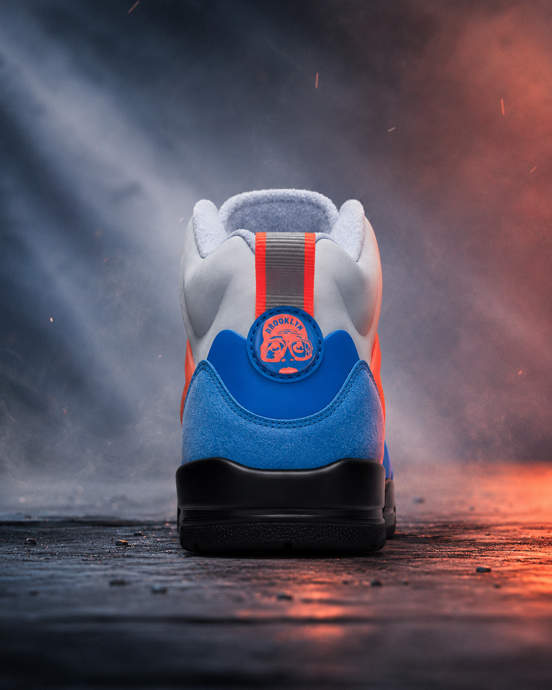 Jordan Winterized Spizike GS – Ghost / Hot Lava / Photo Blue