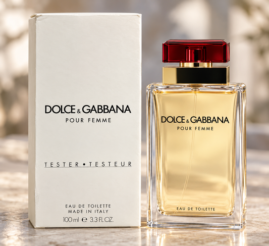 Dolce & Gabbana Pour Femme Eau de Toilette Tester – 100 mL / 3.3 fl oz – New Tester