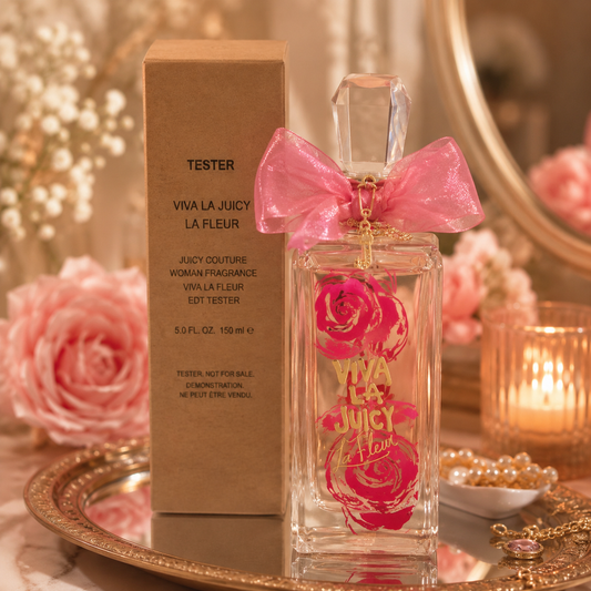 Juicy Couture Viva La Fleur Eau de Toilette Tester Spray 5.0 oz / 150 mL