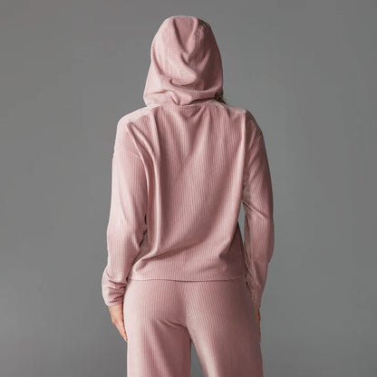 Sudadera con capucha Tavi Brushed Rib - Primrose