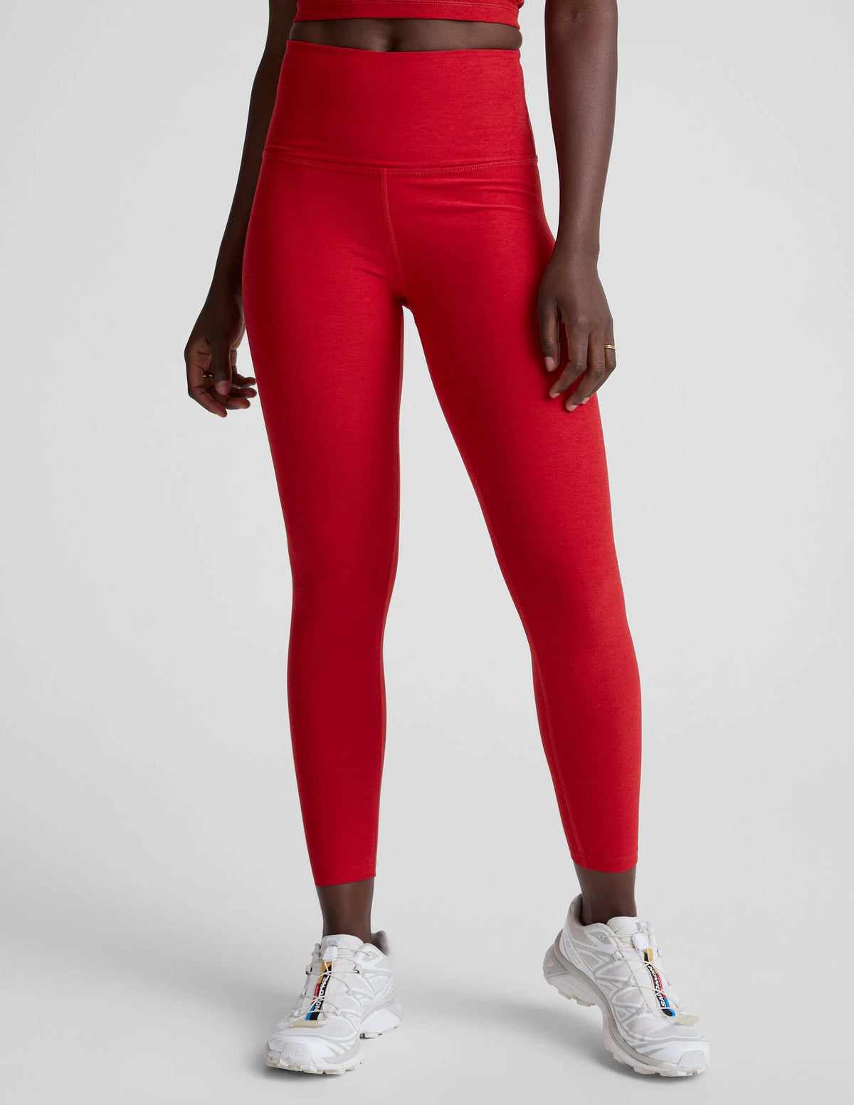 Beyond Yoga Mallas Capri Spacedye Caught In The Midi - Rojo Brezo Holly
