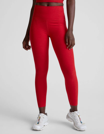 Beyond Yoga Mallas Capri Spacedye Caught In The Midi - Rojo Brezo Holly