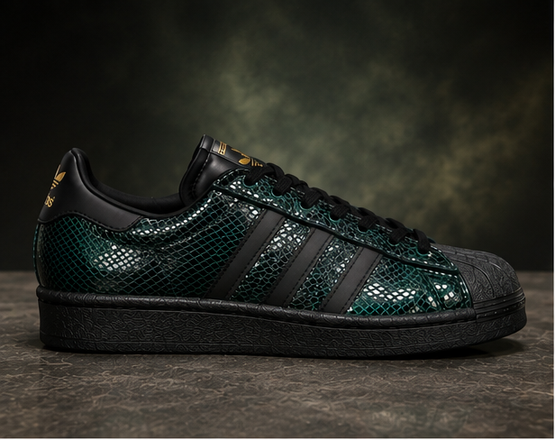 adidas Originals Superstar II Women's – Collegiate Green / Core Black / Gold Metallic
