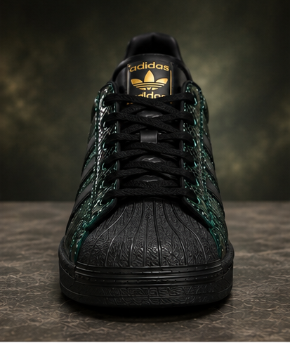 adidas Originals Superstar II Women's – Collegiate Green / Core Black / Gold Metallic