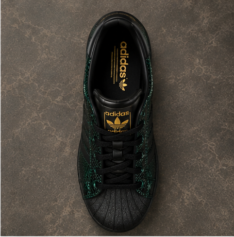 adidas Originals Superstar II Women's – Collegiate Green / Core Black / Gold Metallic