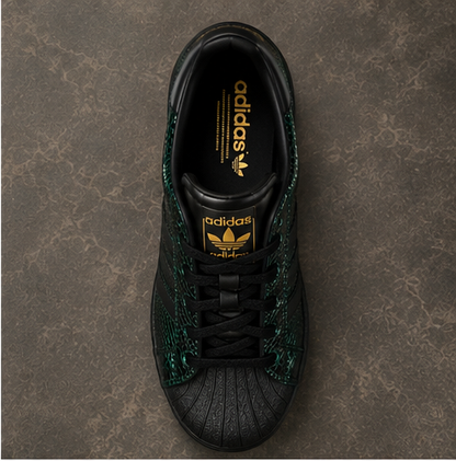 adidas Originals Superstar II Women's – Collegiate Green / Core Black / Gold Metallic