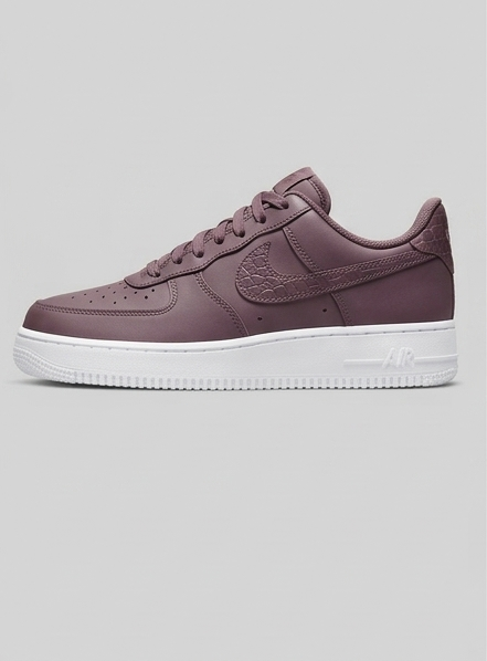 Nike Women's Air Force 1 '07 SE – 'Pebble Croc' Muted Plum / White