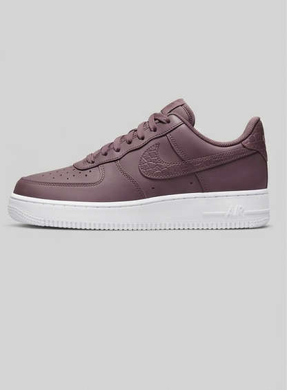 Nike Women's Air Force 1 '07 SE – 'Pebble Croc' Muted Plum / White