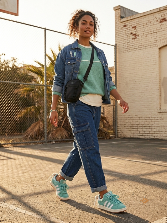 adidas Originals Campus 00s W – 'Seafoam Mint' Suede