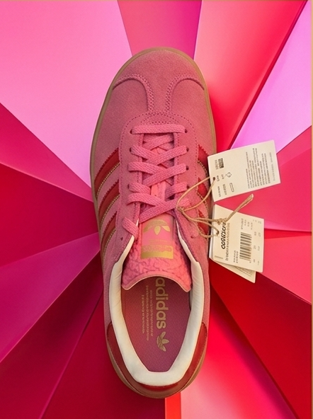 adidas Gazelle Bold J – 'Pink Glow / Better Scarlet' Triple-Stacked Platform