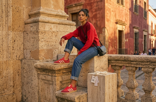 adidas Gazelle Bold J – 'Pink Glow / Better Scarlet' Triple-Stacked Platform