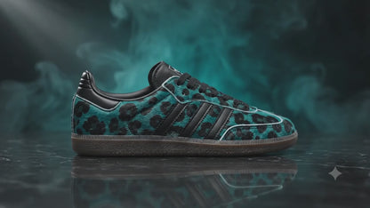 adidas Samba OG Women’s Sneakers – Semi Screaming Green Leopard